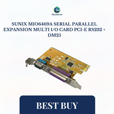 SUNIX MIO6469A Serial Parallel Expansion Multi I/O Card PCI-E RS232 + DM25 picture