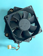LGA 775 CPU Cooling Fan & Aluminum Heatsink Assembly 4-Pin Black/Silver picture