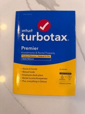 TurboTax Premier 2022 Physical CD license PC Mac Federal State Investment Rental picture