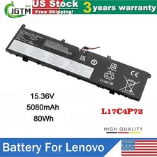L17C4P72 Battery For Lenovo ThinkPad P1 X1 Extreme X1E 01YU911 L17M4P72 L18M4P71 picture