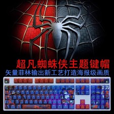 Anime Spider-Man PBT Translucent Keycaps For Mechanical Keyboard 108 Key Set New picture