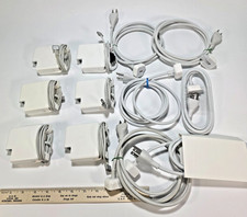 Lot of 6 Apple A1424 85W MagSafe 2 Power Adapters Chargers + AC Cords picture