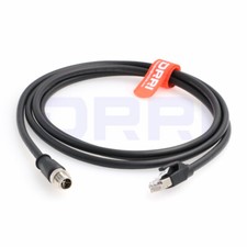 M12 X-coded 8pin to RJ45 Ethernet cable for industrial network applications picture