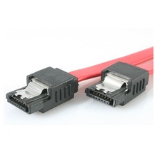 Startech 6in Latching Sata Cable - Sata - Sata - 6 - Red (lsata6)