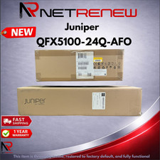Juniper QFX5100-24Q-AFO Switch  24 Port 40G QSFP+ **NEW ** picture