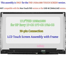 For Replacement HP Envy 17m-cg0013dx LCD Display Touch Screen Assembly Bezel picture
