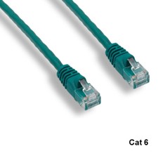 Kentek Green 25ft Cat6 UTP Patch Cord 24AWG 550MHz RJ45 Router Network Internet picture
