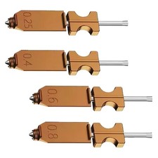4Pcs 0.25mm+0.4mm+0.6mm+0.8mm Set For Flashforge AD5X Harden Hotend Nozzles HOT picture