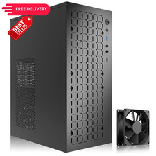 TGDGAMER MATX Micro ATX Case, High Airflow Slim PC Case with 80mm BLACK picture