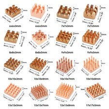 20-50Pcs/Lot 6-10mm  Square Pure Copper Heatsink Radiator Cooler picture