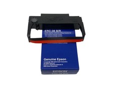 New ERC-38BR Ribbon (Bundle Of Qty 10) for Epson TM-U220B/270/200/300 Red/Black picture