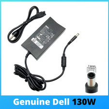 0JU012 Genuine Dell AC Adapter For D6000 WD15 K17A Docking Station Charger 130W picture