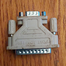 RadioShack DB9 Male to DB25 Male 1:1 Serial Port Adapter, Beige picture