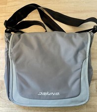 DAKINE Messenger Bag Gray Magnetic Closure Tablet Laptop Shoulder 12”x 10.5” picture