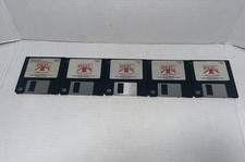 DOOM 2 1994 Floppy Disk Set 1-5 ID Software picture