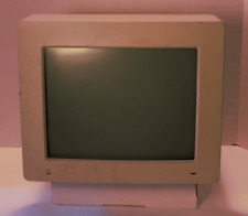 Vintage Apple Macintosh A2M6016 High-Def Green Monochrome Monitor POWERS ON picture