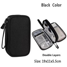 Waterproof Travel Cable Organizer Bag USB Charger Storage Case Electronic Access picture