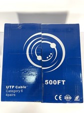 VIVO Gray 500ft Bulk Cat6 Ethernet Cable / Wire UTP Pull Box With Accessories. picture