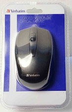 Verbatim 98106 Corded Notebook Optical Mouse USB Wired Ambidextrous New picture