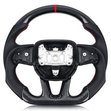 Real Carbon Fiber Steering Wheel For Dodge/Jeep Grand Cherokee/SXT/GT/RT/SRT/... picture