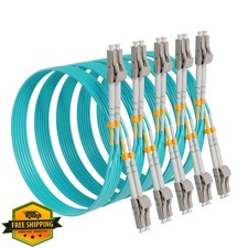 KeepFly Fiber OM4 LC-LC 2m 7ft 5 Pack Aqua picture