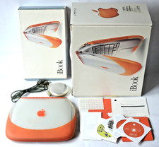 Apple iBook G3 Clamshell M2453 300MHz 160MB 3GB Orange w/Box Tested - JUNK picture