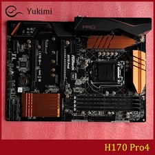 FOR ASROCK H170 Pro4  Socket 1151 64GB DDR4*4 DVI-D HDMI ATX Ｍotherboard Test picture
