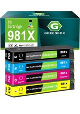 GREENBOX 981X 981 Ink Cartridges LOR09A LOR10A LOR11A LOR12A picture