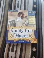 New Sealed Broderbund Family Tree Maker 10 CD Version 4.4 Windows 95 98 NEW picture