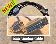 AMIGA DB23 RGB Female to DB9 Female 1080 MONITOR CABLE 5.9 ft. - NEW picture
