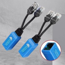 RJ45 Splitter Combiner POE Ethernet Cable 2i-n-1 CAT6/5e Data Adapters Connector picture
