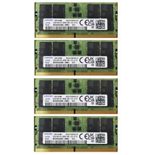 Samsung 128GB 4X 32GB DDR5 5600MHz PC5-44800 SODIMM Memory Ram M425R4GA3BB0-CWM picture