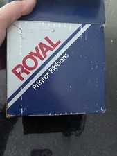 Lot of 6 Royal Printer Ribbons Black/Red for Typewriter or Calculator NOS Sealed picture