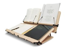 204D Nice 2 Tier Wooden Book Stand Reading Holder Desk Bible Tablet Adjustable picture