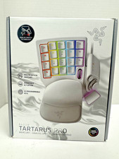 Razer Tartarus Pro Mercury White Gaming Keypad Analog-Optical Switches OPEN BOX picture