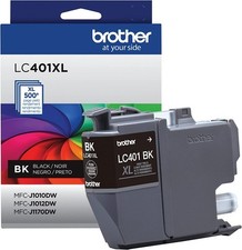 GENUINE Brother LC401XL Black Ink for MFC-J1010DW MFC-J1012DW MFC-J1170DW picture