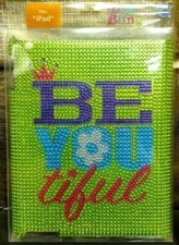 iPad Case 2 / 3 / 4 GEN Hard Shell Tablet Rhinestone Crystal Bling Be-YOU-tiful picture