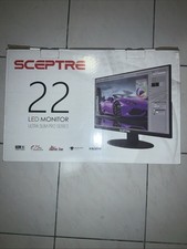 Sceptre E225W-19203R 22in. Ultra Thin 1080P LED Monitor  - Metallic Black picture