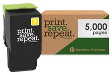 Print.Save.Repeat. 78C1XY0 Yellow Toner Cartridge for CS421, CS521 [5k pgs] picture
