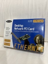 NOS Belkin Desktop Network PCI Card Ethernet LAN Adapter 10/100M F5D5000 picture