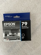 New Genuine Epson 79 Black Ink Cartridge T079120  Exp 08/20 picture