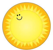 SHAPES ETC. 50 Sheet Sunshine Large Notepad 5.5in, Cute Notes, Yellow, Orange  picture