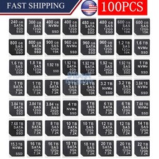 100x Capacity Sticker FOR DELL DXD9H X7K8W 14gen hard disk tray Caddy Labels @US picture