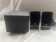 Cyber Acoustics Amplified Speaker System CA-3001 3Pc 2.1 Performance B8391 picture