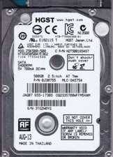 HGST HTS545050A7E362 Apple 655-1730D mlc: DA5754 pn: 0J38755 500GB SATA 7103 picture