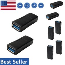SuperSpeed USB 3.0 Female Adapter Coupler - 2 Pack for Effortless Connectivity picture