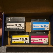 4PK 932XL 933XL Ink Cartridge for HP Officejet 6100 6700 6600 7610 7100 Printer picture
