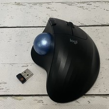 Logitech Ergo M575 Trackball Ergonomic Mouse Wireless USB Dongle Included WORKS picture
