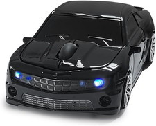 Funny Sport Car Shaped 2.4GHz Wireless Computer Mouse with USB Receiver Black picture