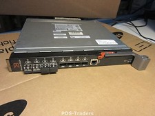INCL 4X SFP'S Dell UN041 Brocade 4424 4GB Fibre Channel Blade Switch M1000E Modu picture